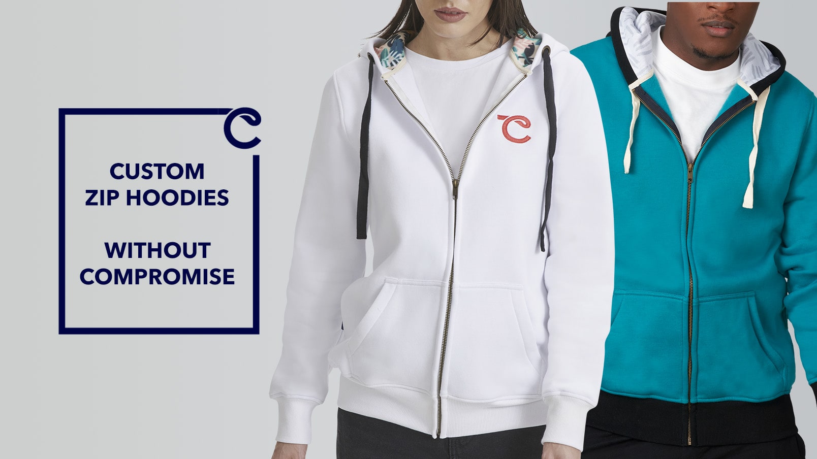 Custom Zip Hoodies Made Easy by CLIFTON Design Your Own Today